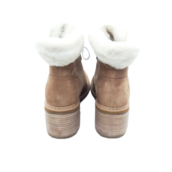 Timberland Sienna High Waterproof Tan Nubuck Leather Ankle Boots Womens US 7 - Picture 5 of 11